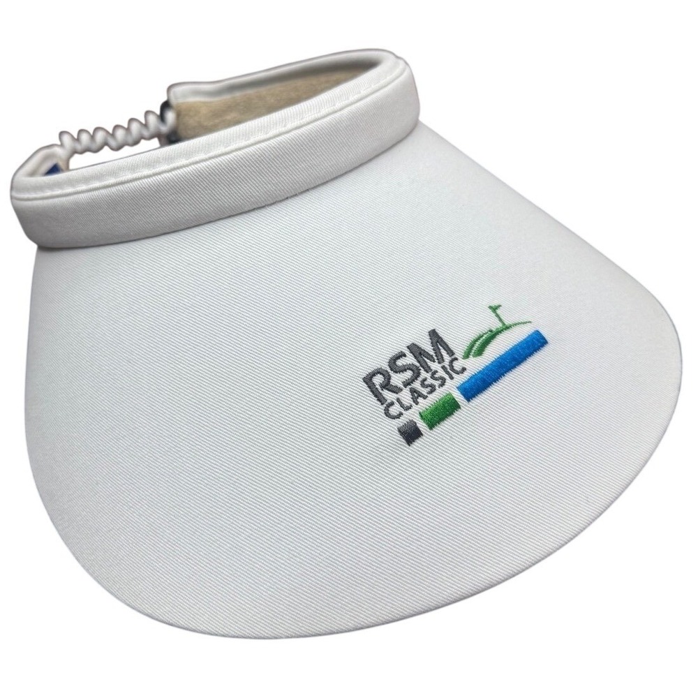 Imperial RSM Classic Golf Visor White Adjustable‎ Women's NWT Sea Island GA